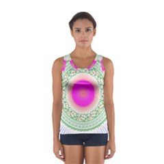 Flower Abstract Floral Sport Tank Top  by Celenk