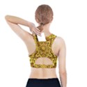 Abstract Antique Art Background Sports Bra With Pocket View2