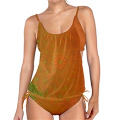 Background Paper Vintage Orange Tankini Set by Celenk