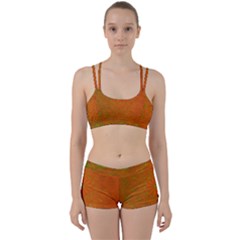 Background Paper Vintage Orange Women s Sports Set by Celenk