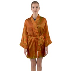 Background Paper Vintage Orange Long Sleeve Kimono Robe by Celenk