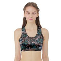 Art Artwork Fractal Digital Art Sports Bra With Border by Celenk