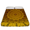 Pattern Petals Pipes Plants Fitted Sheet (Queen Size) View1