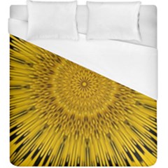 Pattern Petals Pipes Plants Duvet Cover (king Size) by Celenk