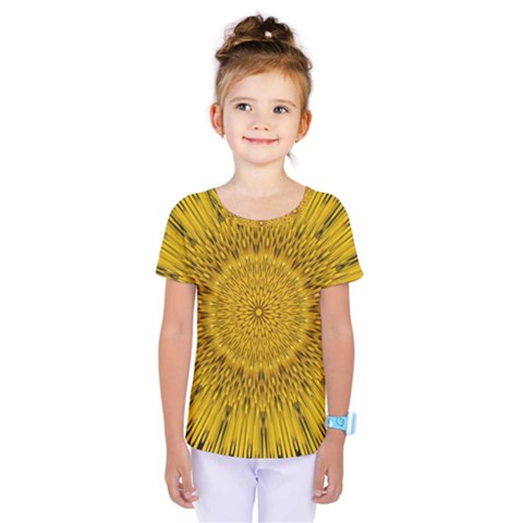 Pattern Petals Pipes Plants Kids  One Piece Tee by Celenk