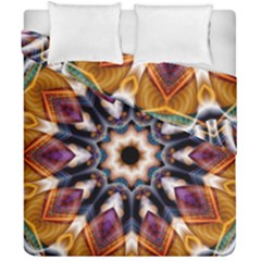 Kaleidoscope Pattern Kaleydograf Duvet Cover Double Side (california King Size) by Celenk