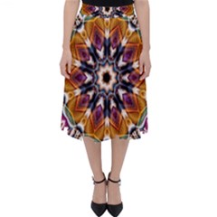 Kaleidoscope Pattern Kaleydograf Folding Skater Skirt