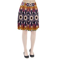 Kaleidoscope Pattern Kaleydograf Pleated Skirt by Celenk