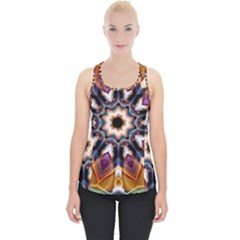 Kaleidoscope Pattern Kaleydograf Piece Up Tank Top