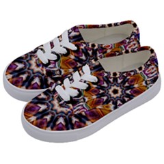 Kaleidoscope Pattern Kaleydograf Kids  Classic Low Top Sneakers