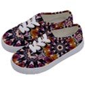 Kaleidoscope Pattern Kaleydograf Kids  Classic Low Top Sneakers View2