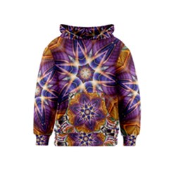 Kaleidoscope Pattern Kaleydograf Kids  Pullover Hoodie by Celenk