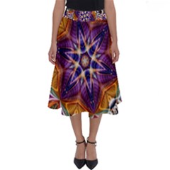 Kaleidoscope Pattern Kaleydograf Perfect Length Midi Skirt