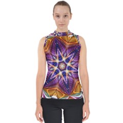 Kaleidoscope Pattern Kaleydograf Shell Top by Celenk