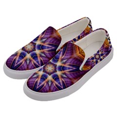 Kaleidoscope Pattern Kaleydograf Men s Canvas Slip Ons