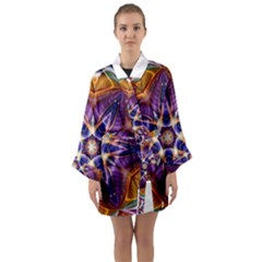 Kaleidoscope Pattern Kaleydograf Long Sleeve Kimono Robe