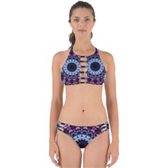 Kaleidoscope Shape Abstract Design Perfectly Cut Out Bikini Set by Celenk