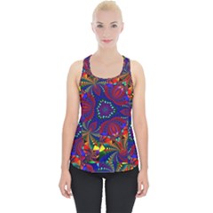 Kaleidoscope Pattern Ornament Piece Up Tank Top