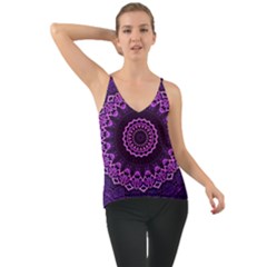 Mandala Purple Mandalas Balance Cami by Celenk