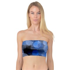 Circle Rings Abstract Optics Bandeau Top by Celenk