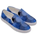 Circle Rings Abstract Optics Men s Canvas Slip Ons View3