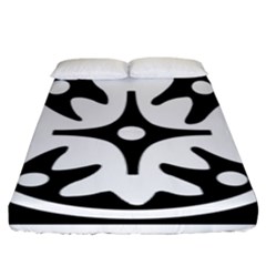 Mandala Pattern Mystical Fitted Sheet (king Size) by Celenk