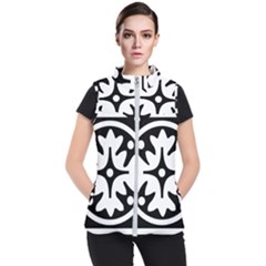 Mandala Pattern Mystical Women s Puffer Vest