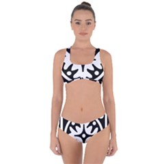 Mandala Pattern Mystical Criss Cross Bikini Set by Celenk