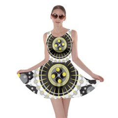 Mandala Geometric Design Pattern Skater Dress by Celenk