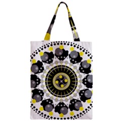 Mandala Geometric Design Pattern Zipper Classic Tote Bag by Celenk