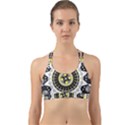 Mandala Geometric Design Pattern Back Web Sports Bra View1