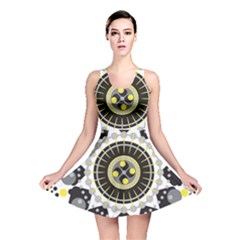 Mandala Geometric Design Pattern Reversible Skater Dress by Celenk