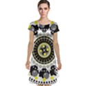 Mandala Geometric Design Pattern Cap Sleeve Nightdress View1