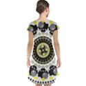 Mandala Geometric Design Pattern Cap Sleeve Nightdress View2