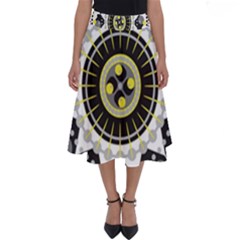 Mandala Geometric Design Pattern Perfect Length Midi Skirt