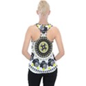 Mandala Geometric Design Pattern Piece Up Tank Top View2