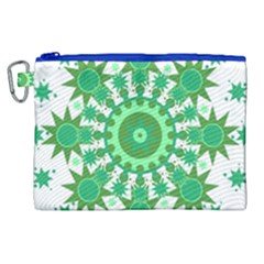 Mandala Geometric Pattern Shapes Canvas Cosmetic Bag (xl)