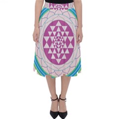 Mandala Design Arts Indian Folding Skater Skirt