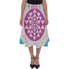 Mandala Design Arts Indian Perfect Length Midi Skirt