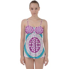 Mandala Design Arts Indian Babydoll Tankini Set by Celenk