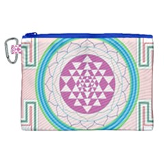 Mandala Design Arts Indian Canvas Cosmetic Bag (xl)