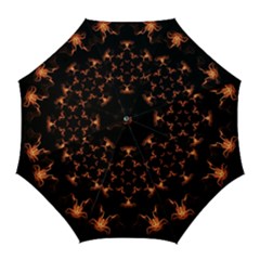 Mandala Fire Mandala Flames Design Golf Umbrellas by Celenk