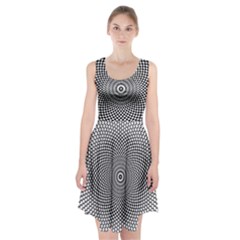 Kaleidoscope Pattern Kaleydograf Racerback Midi Dress by Celenk