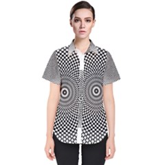 Kaleidoscope Pattern Kaleydograf Women s Short Sleeve Shirt