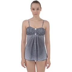 Kaleidoscope Pattern Kaleydograf Babydoll Tankini Set by Celenk