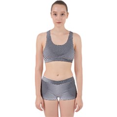 Kaleidoscope Pattern Kaleydograf Work It Out Sports Bra Set by Celenk