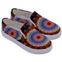 Colorful Prismatic Chromatic Kids  Canvas Slip Ons View3