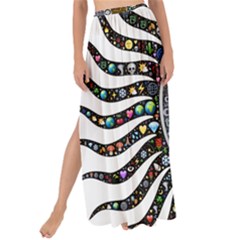 Whole Complete Human Qualities Maxi Chiffon Tie-up Sarong