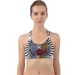 Whole Complete Human Qualities Back Web Sports Bra