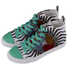 Whole Complete Human Qualities Women s Mid-top Canvas Sneakers